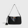 Bolso de hombro único nuevo y elegante, bolso de mano de nicho para mujer, sensación de alta gama, gran capacidad, cierre exquisito, bolso cuadrado pequeño cruzado