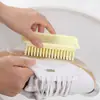 Escova de Lavanderia, Escova de Limpeza Doméstica com Cerdas Macias, Escova Multifuncional, Escova de Plástico, Escova para Roupas, Escova para Sapatos, Escova de Lavanderia