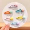 Presilhas de Cabelo Coloridas para Crianças, Pentes de Cabelo de Alta Qualidade Estilo Coreano, Versáteis e Delicados com o Cabelo, Franjas Laterais e Presilhas de Cabelo para Meninas