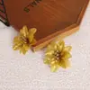 Decorações de Natal Flores de Veludo Paetês Grandes Flor de Natal Rattan Decoração de Árvore de Natal Flor Recortada em Tecido de Cebola Guirlanda