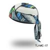 Equipo deportivo suave Ciclismo Deportes al aire libre Sombrero Turbante Transpirable Secado rápido Protección solar Sombrero pirata Sombrero pequeño estampado Sombrero