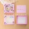 Nova caixa de embalagem para presilha de cabelo rosa conjunto de colar infantil acessórios de cabelo caixa conjunto de joias de princesa caixa de puxar estoque atacado