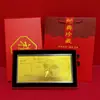 Diseño de Logo Corporativo Personalizado, Año de la Oveja Lámina de Oro Billete de Cien Yuan Rojo Sobres Rojos Tres Ovejas Abriendo el Camino, Oveja Fortuna Próspera Colección Conmemorativa