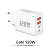Carregador AACC multi-porta com luz LED 5V2A 12W adaptador de energia carregador de celular Padrões Europeu, Americano e Britânico