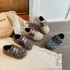 Zapatos de Cuero de Lunares Estilo Princesa para Niñas 2026 Otoño Nuevos Punta Redonda Correa Única Cómodos Versátiles Estudiante Casual