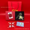 Nuevo Modelo 999 Oro Puro Colgante de Bolso Caballo de la Fortuna con Diseño de Lingote, Adecuado para el Año del Caballo, Regalos de Negocio y Souvenirs