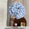 Flores de hortênsia artificiais com bordas onduladas para decoração de mesa em casa, adereços de fotografia, arranjos florais em tons de roxo e rosa, design de flor artificial