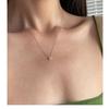 Colar de borboleta de prata esterlina S925 feminino com zircônia incrustada banhado a ouro 14K europeu e americano, nicho de venda quente, Amazon, novo, venda quente