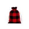 Bolsa de algodão xadrez