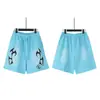 Comércio Exterior Transfronteiriço Atacado Hellstar Hell Star Conjunto de Shorts de Manga Curta Lavado e Desgastado para Homens e Mulheres Marca Tendência Ius