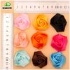 Ventas Directas de Fábrica Hecho a Mano Cinta de Poliéster Cinta Flor Rosa Flor Hueso Flor