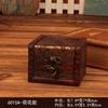 Caja de madera retro china de 8cm caja de embalaje de joyería retro caja de madera antigua clásica china caja pequeña al por mayor