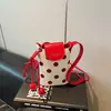 Bolsa Saco de Bolinhas para Mulheres, Nova Tendência de Moda Verão 2026, Versátil para Uso Diário, Bolsa de Ombro e Transversal para Celular de Nicho