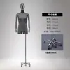 Maniquíes de alta gama para hombre, de medio cuerpo, accesorios para exhibición, al por mayor, cabeza con baño galvánico, mano, modelo, perchero, soporte de exhibición para cuerpo completo