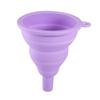 Silicone tamanho pequeno funil boca pequena dobrar óleo drenar vinho dreno doméstico mini óleo pourer fácil de limpar tempero funil líquido