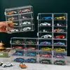 Hot Wheels Matchbox Domica Modelo de Coche de Juguete 1:Caja de almacenamiento a prueba de polvo para 64 coches, juguetes para niños