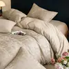 2026 Nova Classe A Grau Mãe e Bebê 60S 100% Algodão Puro Jacquard Escovado Estilo Luxo Leve Casa Simples Espessado Conjunto de Quatro Peças