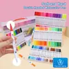 Nuevo Bolígrafo de Acuarela de Doble Punta Colorido Cabezal Suave Materiales para Pintura Artística Estudiantes Ecológico Color Opaco Bolígrafo de Acuarela Apilable