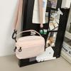 Bolsa Cruzada Pequeña Cuadrada Ligera de Nicho para Pareja, Bolsa Pequeña de Calabaza, Bolsa Multiusos de Un Hombro y Cruzada, Bolso de Mano Moderno y Genial