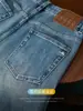 Jeans Clásicos Rectos Lavados para Hombre, Tendencia Otoño 2026, Bordado Único, Pantalones Versátiles Simples Creativos para el Trabajo