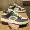 Sapatos Masculinos Primavera 2025 Novos Tênis Esportivos Casuais Respiráveis Moda Masculina Marca de Alta Qualidade Sola Grossa Versátil Pequeno Branco Sapatos da Moda