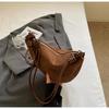Bolso de Mujer de Alta Gama Transfronterizo con Textura de Gran Capacidad, Nuevo Diseño de Nicho Otoño e Invierno 2026, Bolso Cruzado Vintage Tipo Dumpling