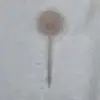 Caneta de pompom lisa e criativa, fofa e feminina, adequada para journaling, material de escrita para estudantes, caneta esferográfica de pelúcia atacado