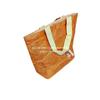 Bolsa de Tote de Papel para Empacar Marrón Bolsa de Tote de Papel Dupont Grs Bolsa de Compras de Papel Dupont Transfronteriza Fábrica Personalizada