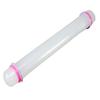 Palo de masa antiadherente de plástico PP 23cm rodillo antiadherente para piel de azúcar pastel horneado DIY herramienta para hornear pasteles