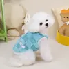 Ropa para Cachorros Ropa para Mascotas para Teddy, Bichón, Schnauzer, Bichón Frisé y Gatos, con Accesorio para Correa, Chaleco de Peluche de 24 Pulgadas