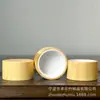 Tampa Cosmética de Bambu e Madeira com 18 Dentes Tampão Interno de Bambu e Madeira Tampa de Garrafa de Loção com Furos