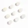 Venta Caliente Transfronteriza Cuentas Sueltas Blancas Naturales Luna Blanca Cuentas Redondas 6/8mm Cuentas de Cristal Pulsera DIY de Piedra Lunar Accesorios para Pulseras