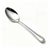 Juego de Cubiertos de Cinco Piezas de Acero Inoxidable con Borde de Encaje, Cuchillo para Trigo, Tenedor, Cuchara, Cuchillo para Bistec de Restaurante Hotel, Cuchara y Tenedor de Postre