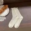 Calcetines estilo ballet para mujer, a media pantorrilla, color crema, verano, finos, calados, borde enrollado, color liso, de malla, transpirables, algodón, calcetines holgados