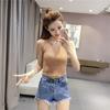 J017 2023 Nuevo Estilo de Ropa de Verano con Tirantes Cortados en la Espalda, Chaleco Básico para Mujer Fácil de Combinar