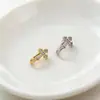Clip de nariz en forma de U con incrustaciones de diamantes, creativo y moderno, superventas transfronterizo, joyería de nariz personalizada sin perforación europea y americana, mayoreo de perforaciones de nariz