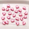 Macaron Acrílico Corazón Cuentas Sueltas DIY Hecho a Mano Casero Pulsera Pulsera Cadena de Teléfono Móvil Accesorios de Joyería