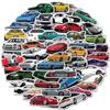50 pegatinas de coche JDM de dibujos animados Amazon explosiones se pueden decorar equipaje maleta de equipaje cuaderno