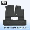 Adequado para Byd Sealion6 2024-2025 Volante à Direita Material 3D para Todas as Estações Tapete de Chão XPE Tapete de Porta-Malas