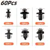 60 Peças Adequado para Painel do Capô do Motor Byd Fixação Protetor Superior Plástico Clipe Fivela Kit