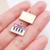 Aleación de Goteo de Aceite Accesorios para Instrumentos Musicales Piano Guitarra Llavero Pulsera Collar Colgante Hecho a Mano DIY