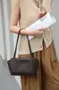 Bolso de Piel Genuina para Mujer Bolso Therow de Piel de Oveja Bolso Tote para Viajar Diseño de Nicho Coreano Bolso de Hombro Bolso de Axila para Mujer