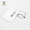 Pano de microfibra branca para óculos, tamanho personalizado do fabricante, pano para limpeza de óculos, pano para celular, impressão colorida personalizada