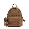 Bolsa Estilosa de Moda Grande Capacidade Gato Desenho Animado Bolsa Simples Feminina Estudante Escola Outono 2026 Mochila Feminina