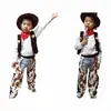 Fantasias de Performance para Meninos e Meninas, Fantasias de Dança de Cowboy, Fantasias de Performance Infantis, Fantasias de Performance de Cowboy Ocidental para Jardim de Infância