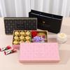 En stock 520 Envía a tu novia Caja de dulces Caja de regalo de acompañamiento Caja vacía 18 Embalaje de chocolate Plegable gratis Venta al por mayor