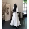 Ropa para Mujer Tallas Grandes Nuevo Estilo Chino Cheongsam Mejorado Vestido Otoño Nuevo Estilo Estilo Francés Chino Formal Falda Larga