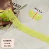 Acessórios de Renda Elástica Colorida para Decoração de Tecido DIY Feito à Mão, Decoração de Bainha de Saia, Materiais Estreitos Pretos e Brancos