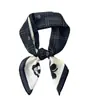 Lenço Quadrado de Seda Retrô Coreano com Estampa Paisley e Toque de Luxo, Combinado com uma Camisa, Lenço Quadrado Versátil para Cintura, Xale, Protetor de Pescoço