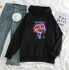 Sudadera con capucha con estampado de personaje de anime Huntrix, corte holgado, unisex, versátil para otoño e invierno, sudadera de manga larga para comercio exterior